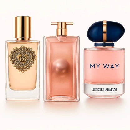 3er Damen Duftset – Strahlende Blüte